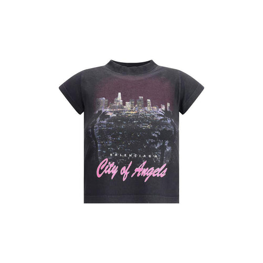 Balenciaga Shrunk City of Angels T-Shirt