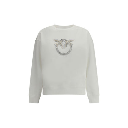 PINKO White Cotton Sweatshirt