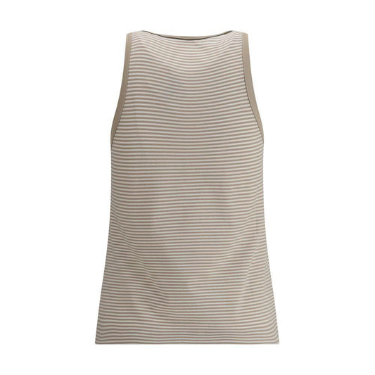 Brunello Cucinelli Striped Tank Top BR-MP928EO510C7015-XS