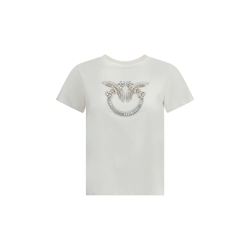 PINKO Embroidered logo T-Shirt PI-100535A2RNZ05-M