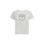 PINKO Embroidered logo T-Shirt PI-100535A2RNZ05-M