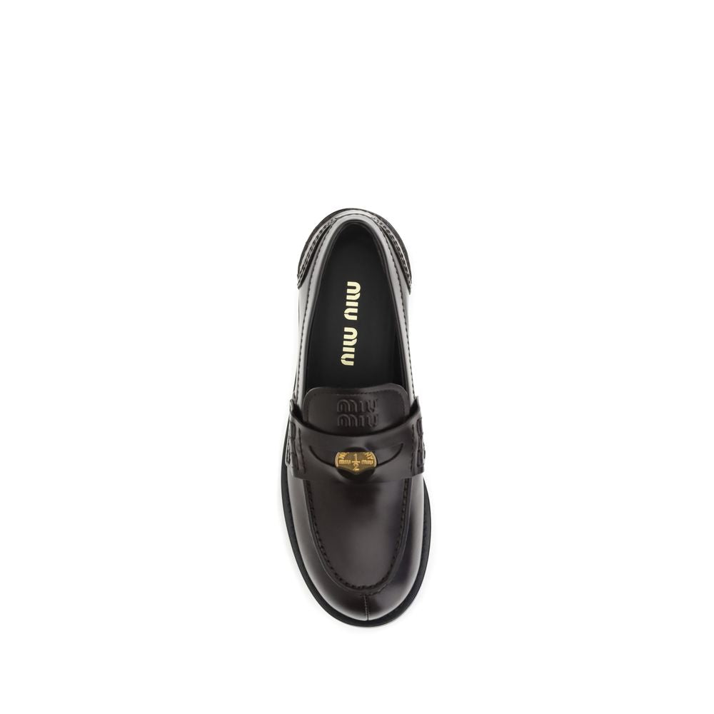 Miu Miu Penny Loafers MI-5D773DF020ULXF0003-EU36/US6