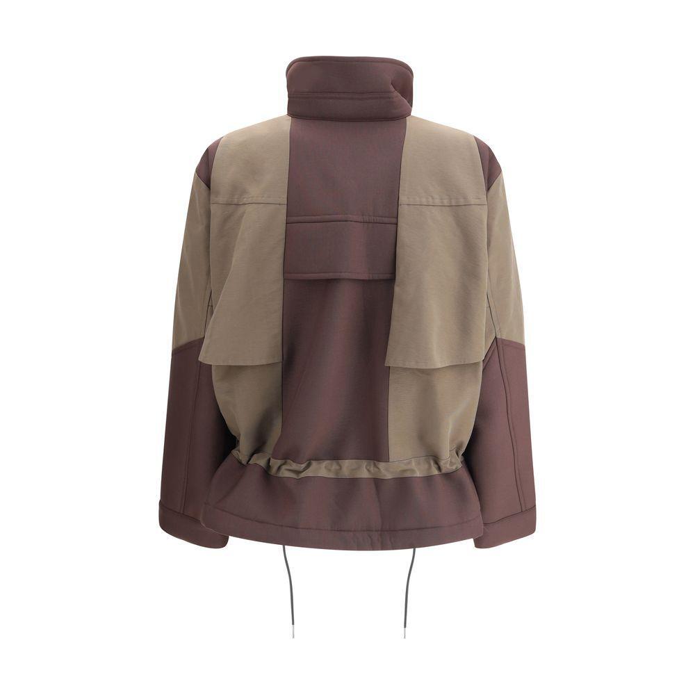 Front view with bag zipped and handles upright.