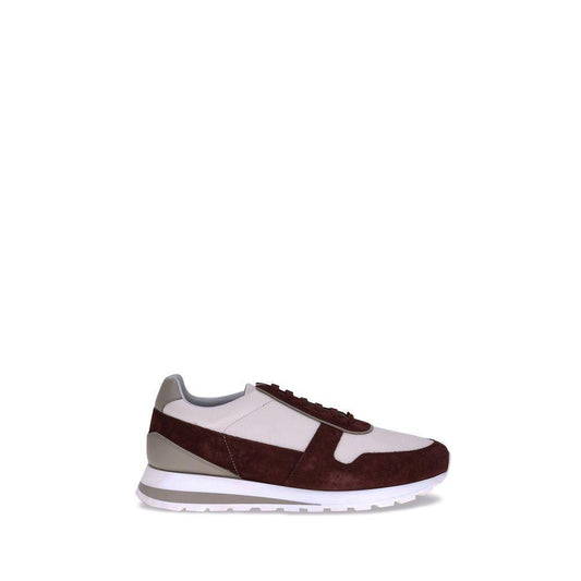 Brunello Cucinelli Leather Sneakers BR-MZUESLA289CAW51-EU45/US12