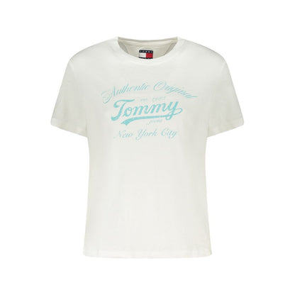 Tommy Hilfiger White Cotton T-Shirt