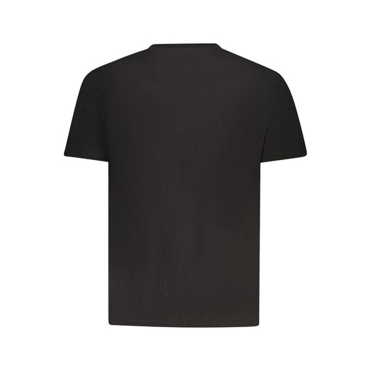 Tommy Hilfiger Black Cotton Men T-Shirt TO-39458-S