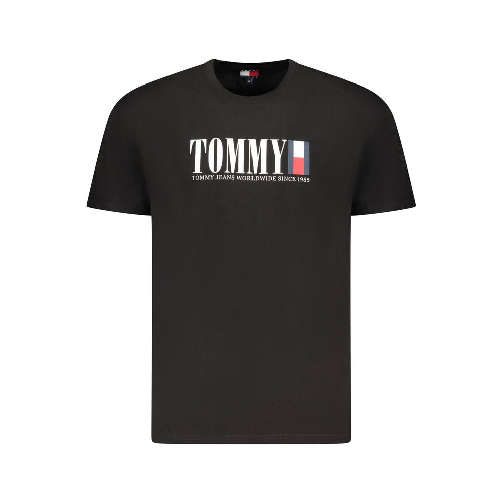 Tommy Hilfiger Black Cotton T-Shirt