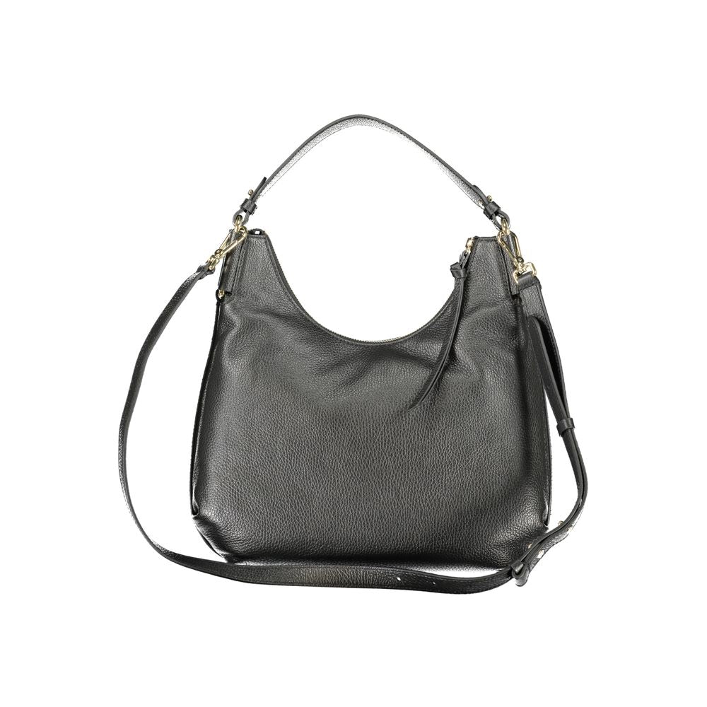 Front view with bag zipped and handles upright.