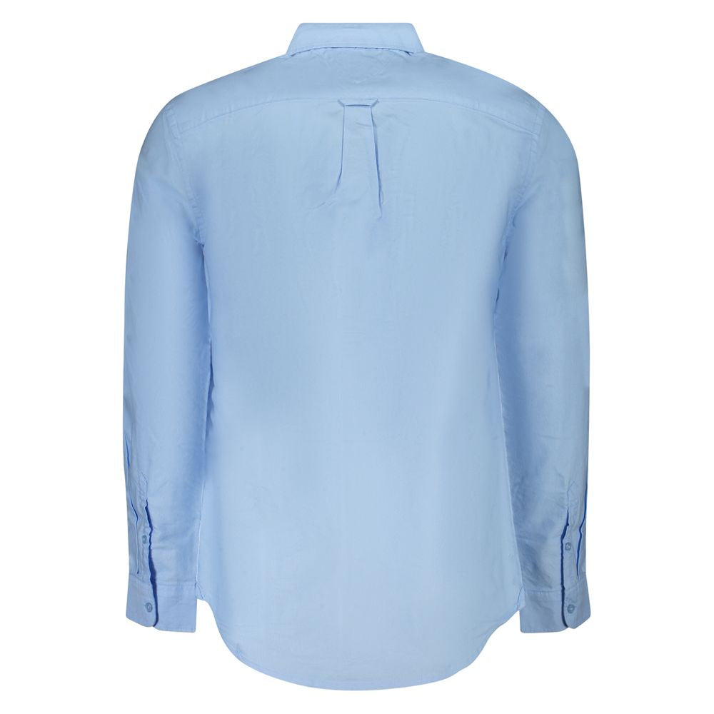 Tommy Hilfiger Blue Cotton Men Shirt TO-39478-S