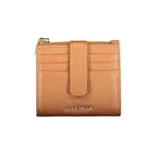 Coccinelle Brown Leather Women Wallet CO-39521