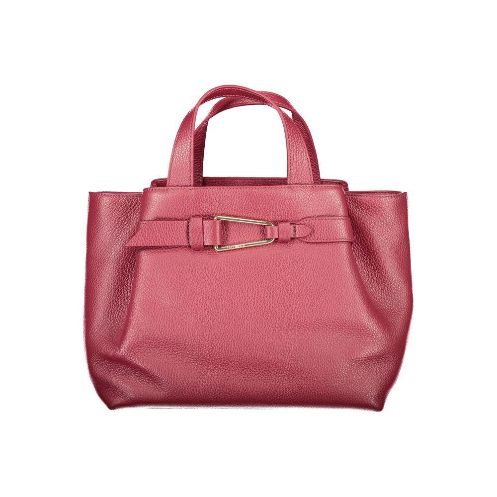 Front view with bag zipped and handles upright.