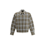 Burberry Check pattern wool Harrington Jacket BU-8110207C3078-IT48 | M