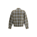 Burberry Check pattern wool Harrington Jacket BU-8110207C3078-IT48 | M