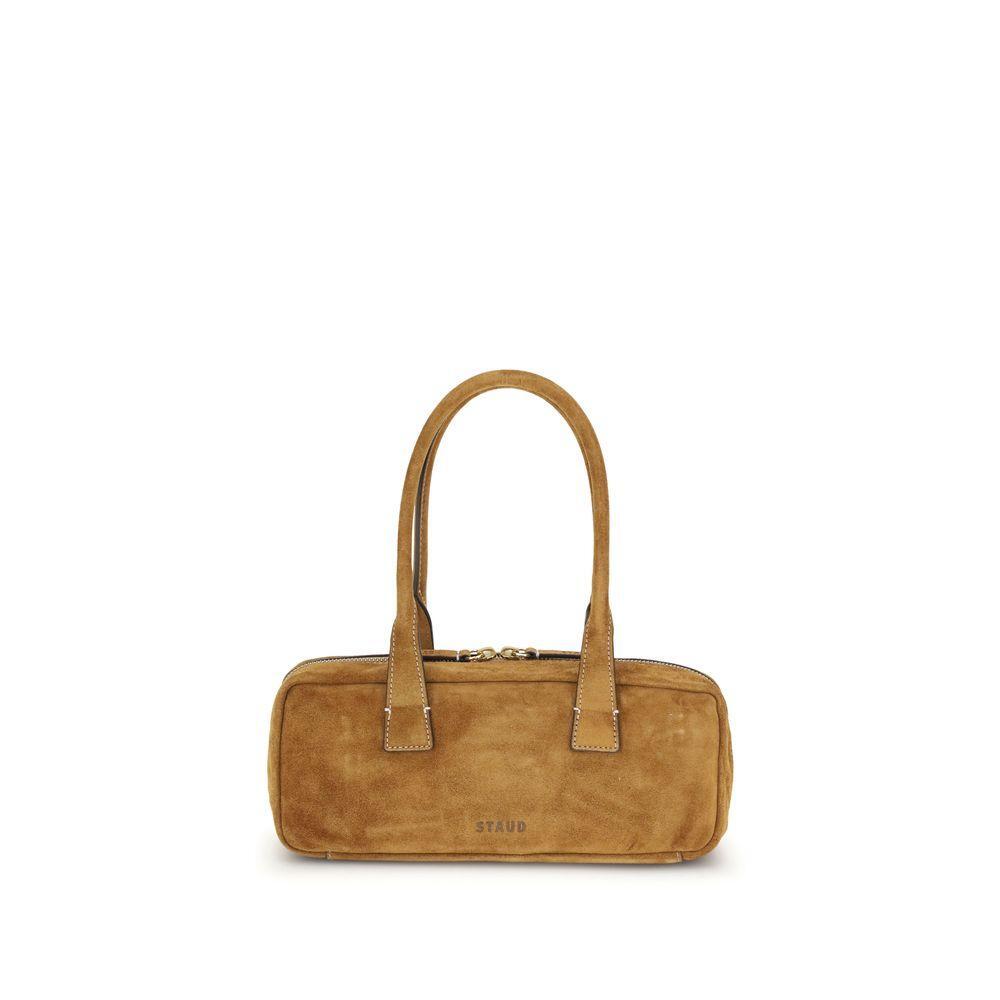 Staud Dude suede Shoulder Bag STH25P6009SDTANBB