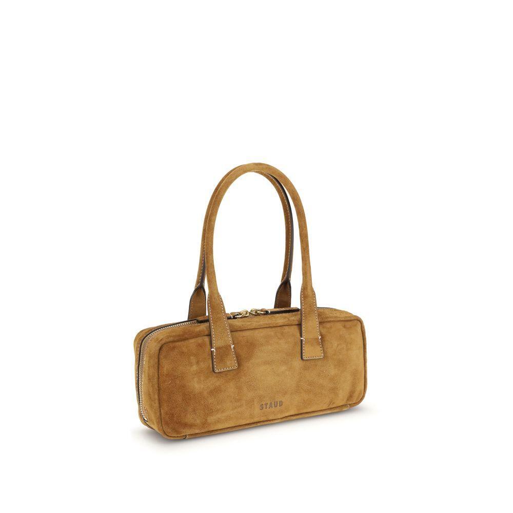 Front view with bag zipped and handles upright.