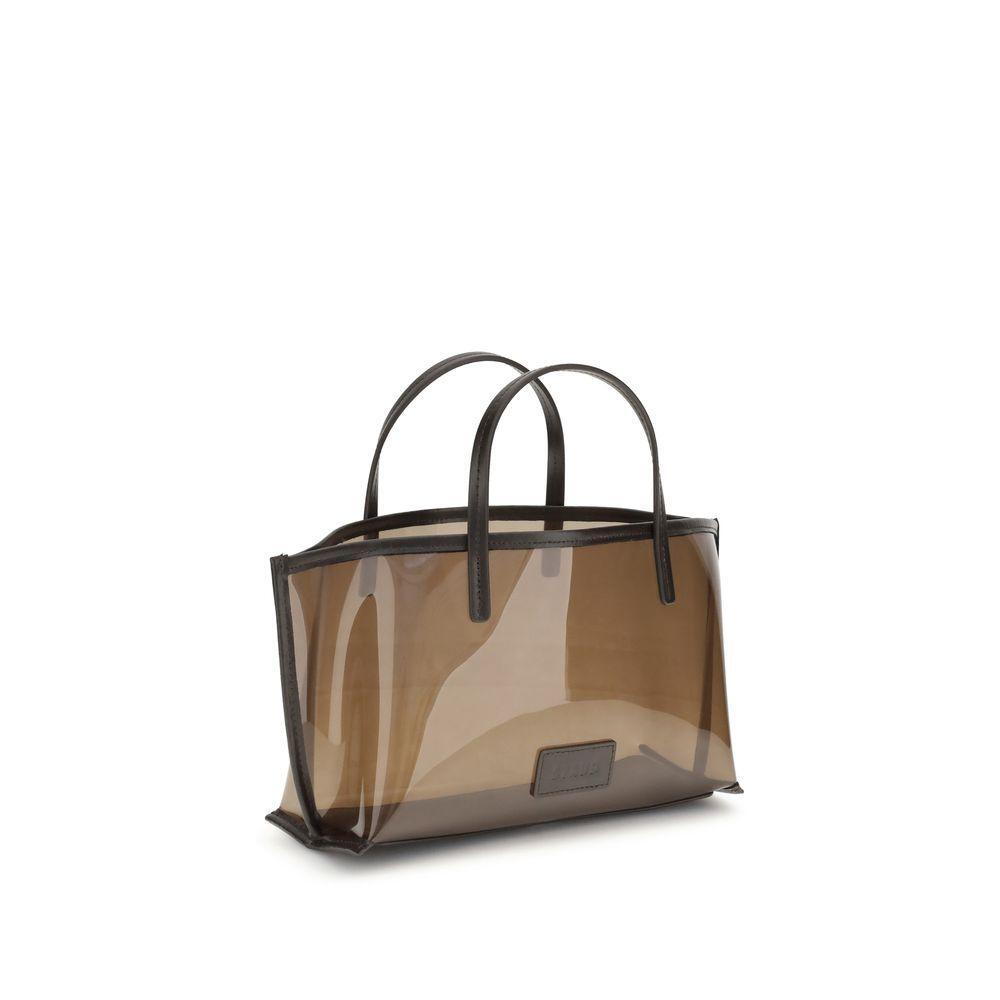 Front view with bag zipped and handles upright.