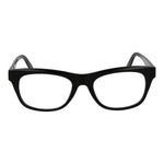 Ermenegildo Zegna Black Men Glasses Frame, full-rim acetate, black oval style, size 53-19-145, includes branded case