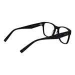 Fila Black Unisex Glasses Frame with full-rim square design and demo lenses, made from cellulose acetate for UVA&UVB protection.