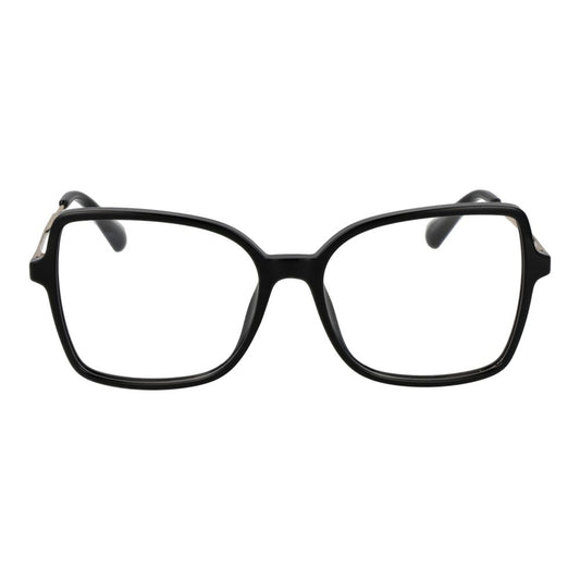 Max & Co Black Women Glasses Frame, stainless steel full-rim square design, 55 width, 48 height, 16 bridge, demo lenses with branded case included