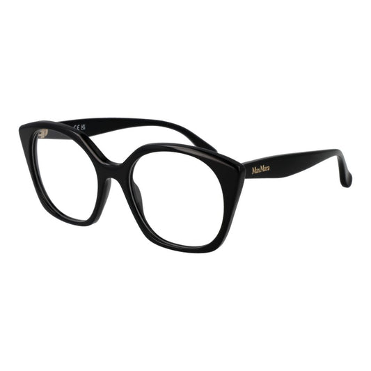 Max Mara Black Women Glasses Frame, acetate full-rim in black with demo lenses, branded case included, 53mm lens width, 140mm temples.