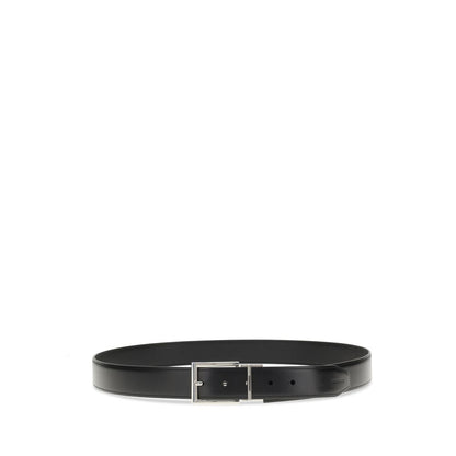 Dsquared² Black Calf Leather Bos Taurus Regular Belt