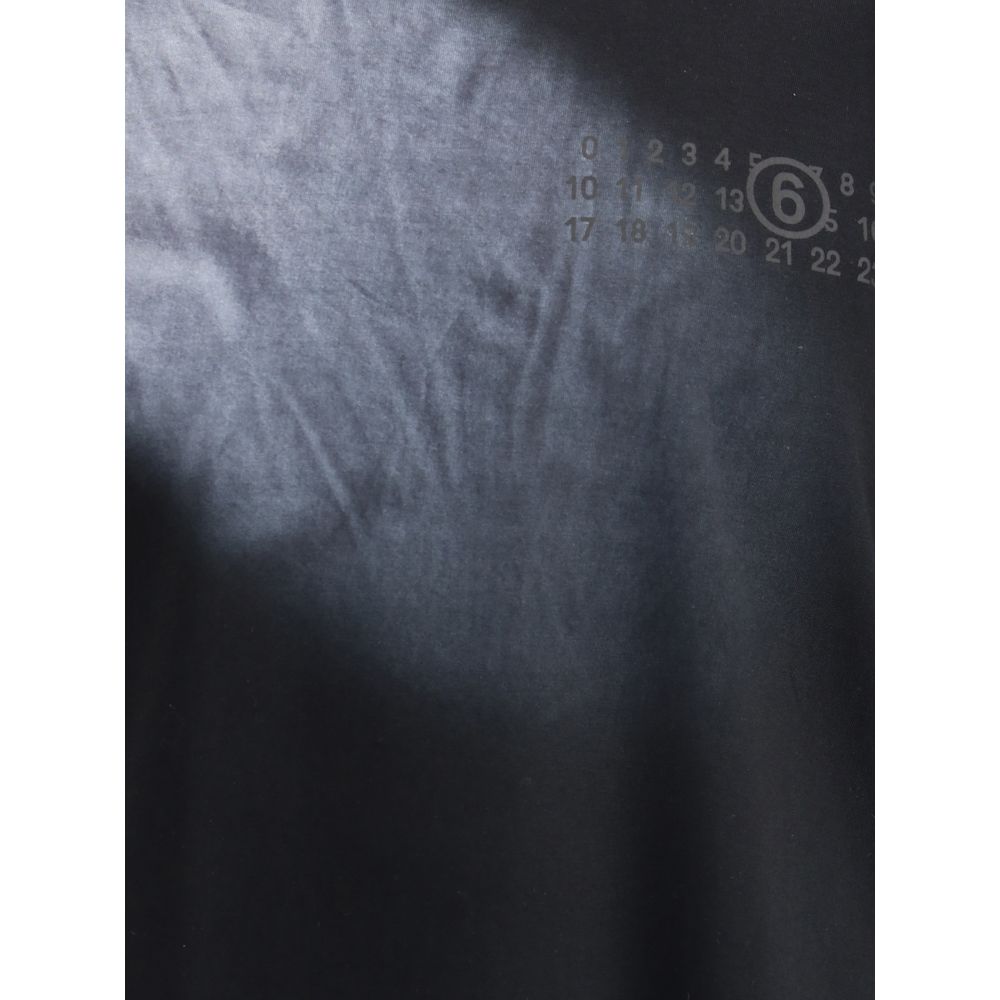 MM6 Black Cotton T-Shirt
