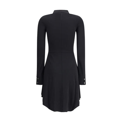Courrèges Black Viscose Casual Dress