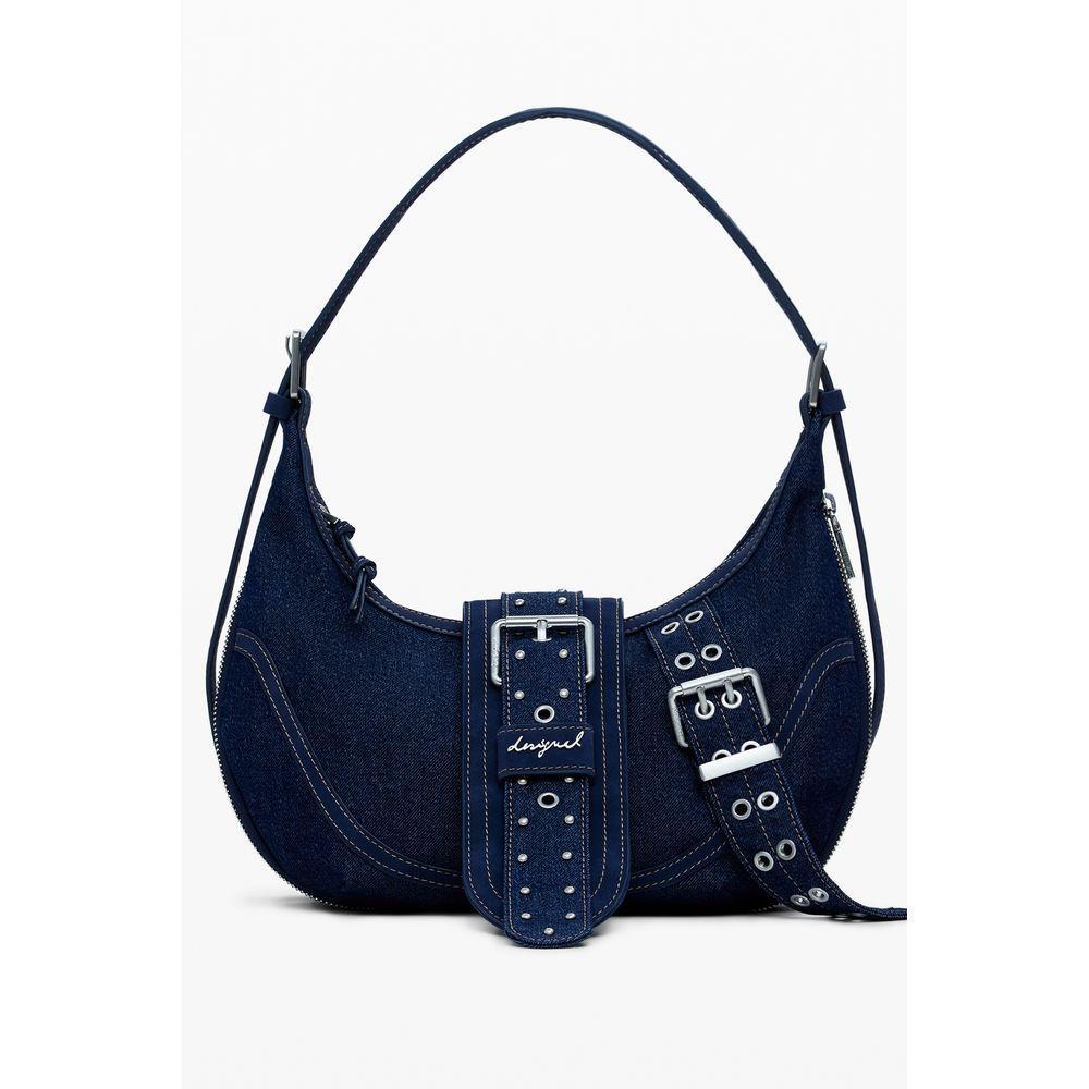 Front view with bag zipped and handles upright.