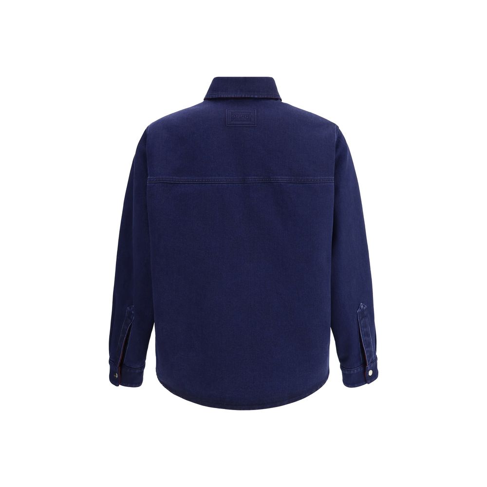 Gucci Blue Denim Shirt