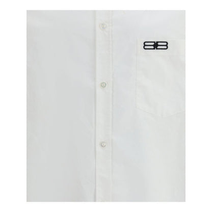 Balenciaga White Cotton Dress Shirt