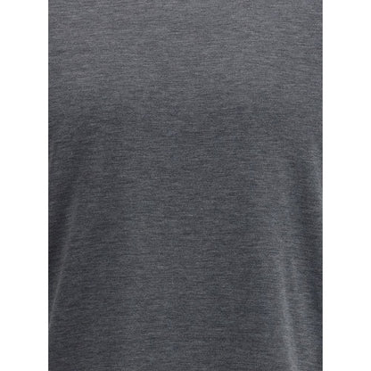 Brunello Cucinelli Gray Cotton T-Shirt