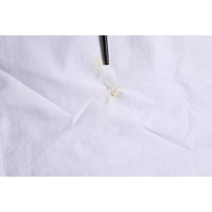 Dolce & Gabbana White Goodluck 2021 Cotton Crew Neck  T-shirt