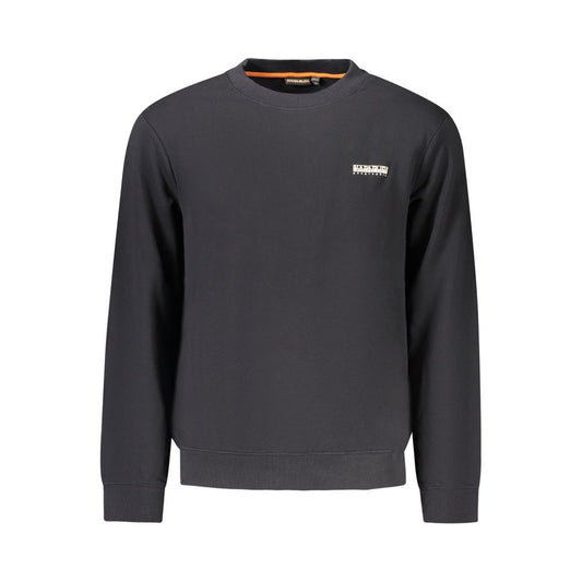 Napapijri Black Cotton Men Sweater