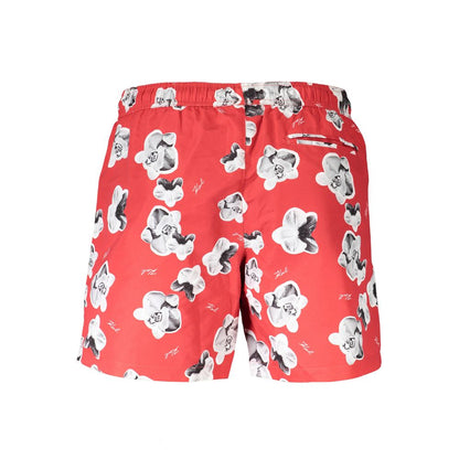 Karl Lagerfeld Red Polyester Swimwear