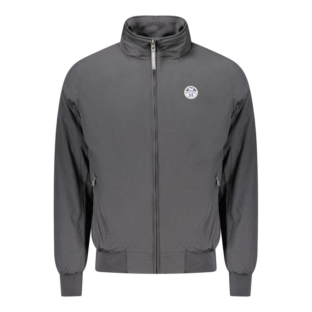 North Sails Black Polyester Men Jacket