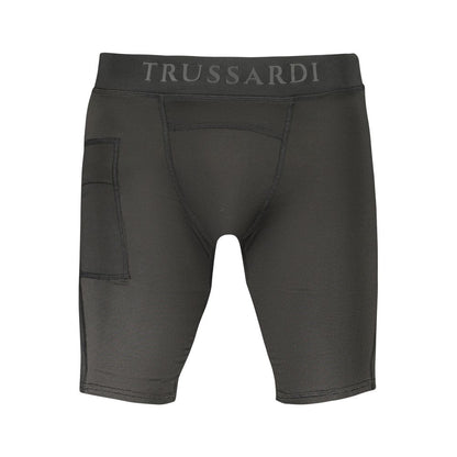 Trussardi Black Polyester Men's Track Pant