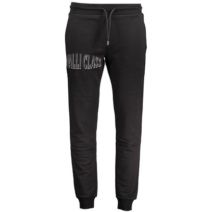 Cavalli Class Black Cotton Pant