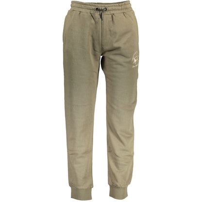 La Martina Green Cotton Pant