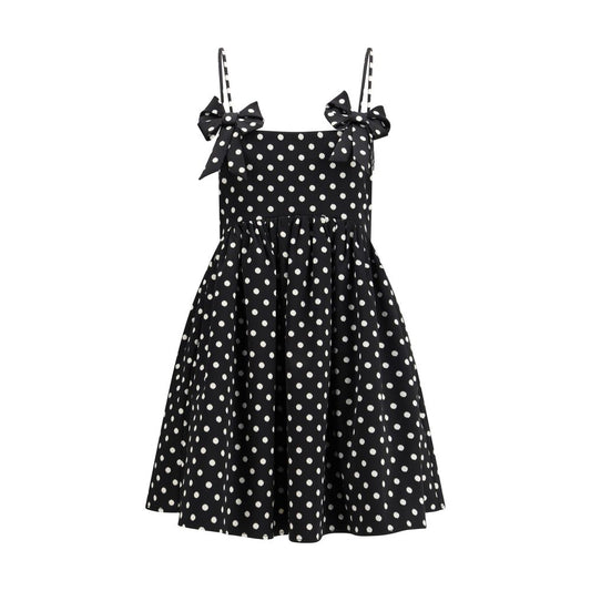 Ganni Black Recycled Polyester Casual Dress