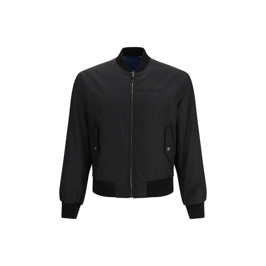 Versace Black Polyamide Bomber 1728,72470364320,Black,Bombers - Jackets & Coats - Clothing,Clothing,IT48 | M,IT50 | L,IT52 | XL,Jackets & Coats - Clothing,Men,New with tags,Versace