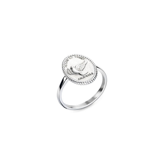 AN JEWELS JEWELRY Mod. AAC.R01S-6 silver ring with engraved design