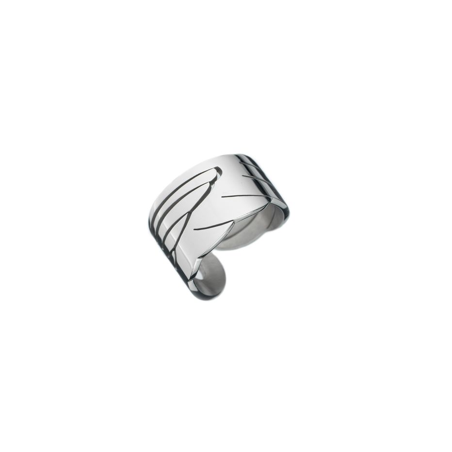 Elegant silver ring by AN JEWELS JEWELRY Mod. AL.RFY01S-9, featuring a sleek modern design. Perfect accessory for any occasion.