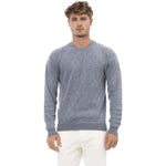 Alpha Studio Sweaters Sweaters Alpha Studio Light Slate Gray