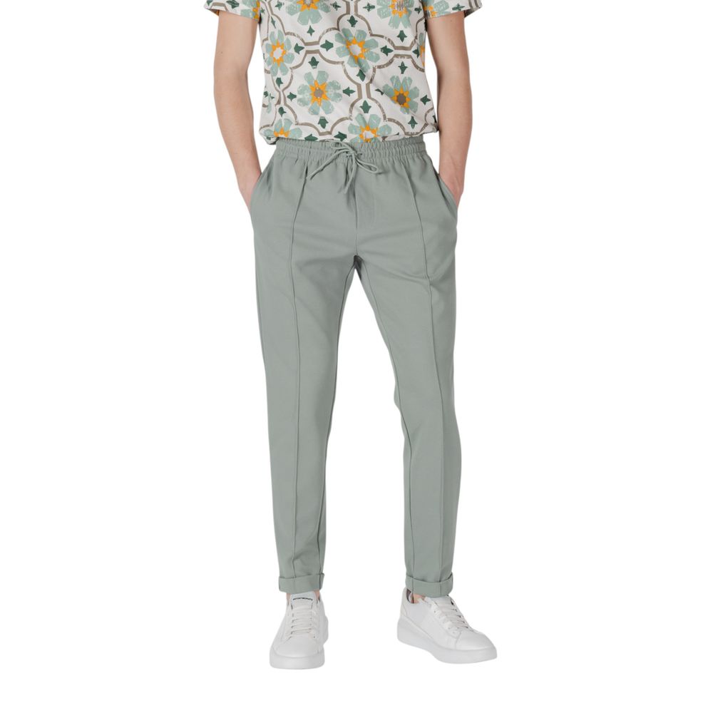 Antony Morato Green Polyester Joggers (Workout Pants)
