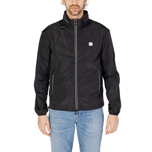 Armani Exchange Black Polyester Shell Jacket