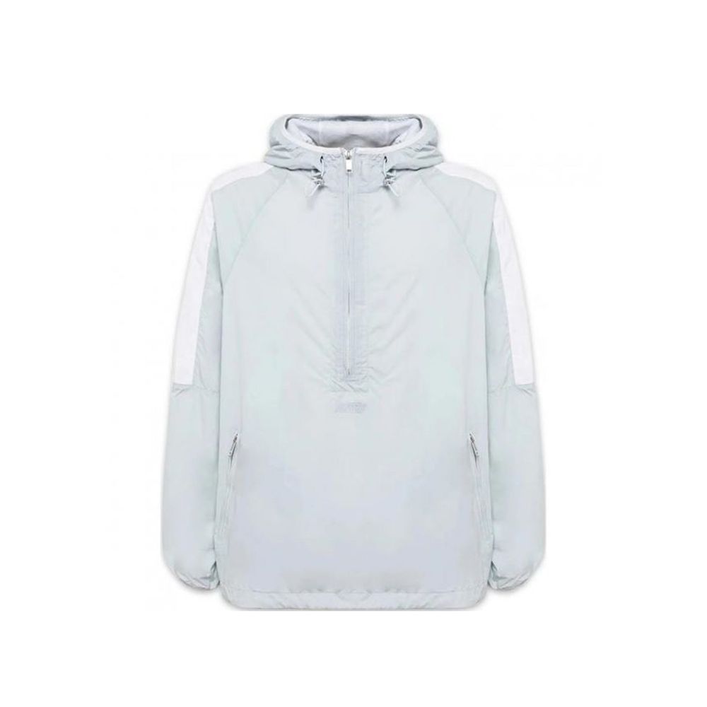 Autry Blue Nylon Shell Jacket