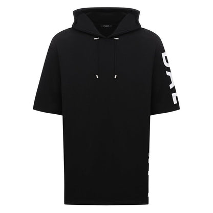 Balmain Black Cotton Men Sweatshirt