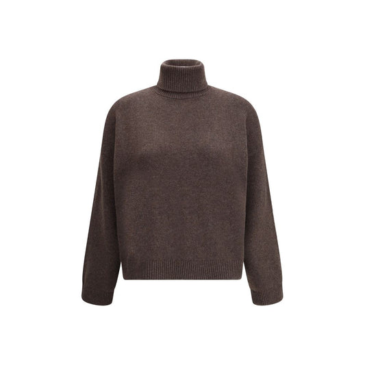 Brunello Cucinelli Brown Cashmere Turtleneck Brunello Cucinelli