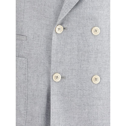 Brunello Cucinelli Gray Wool Blazer