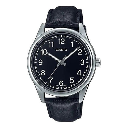 CASIO COLLECTION Mod. CASUAL. LEATHER - BLACK WATCHES